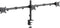 Ewent EW1513 - Bureaumount voor 3 monitors tot 27 inch - VESA 75x75mm tot 100x100mm - Zwart