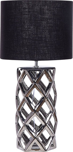 SELJA - Tafellamp - Zwart - Keramiek