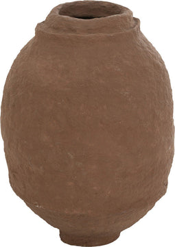 J-Line vaas - papier mache - bruin - medium - 59 cm hoog