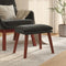 vidaXL - Voetenbank - 45x29,5x35 - cm - fluweel - donkergrijs