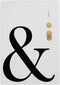 Set van 2 theedoeken Ampersand | Blanc
