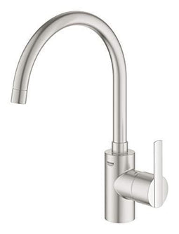 GROHE QuickFix Feel - Mengkraan 1-Gats - Instelbare Hoge Uitloop - Supersteel RVS