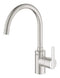 GROHE QuickFix Feel - Mengkraan 1-Gats - Instelbare Hoge Uitloop - Supersteel RVS