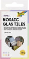 Folia - Mozaieksteentjes glas 10x10mm pastel assorti (4 stuks)