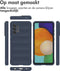iMoshion Hoesje Geschikt voor Samsung Galaxy A52 (4G) / A52s / A52 (5G) Hoesje Siliconen - iMoshion EasyGrip Backcover - Donkerblauw