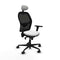 Piqueras y Crespo 3D036N1 - Bureaustoel - Verstelbare hoogte met hoofdsteun - Wit