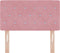 vidaXL - Hoofdbord - met - kristallen - knoppen - in - roze - fluweel - - - 80 - cm