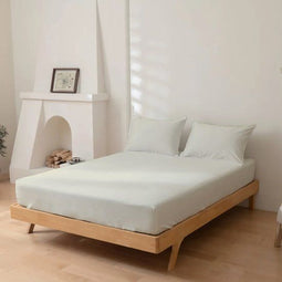 Senzatione Hoeslaken - Eenpersoons - 100% Katoen - Ecru - 090x200+30