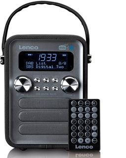 Lenco PDR-051 - DAB+/FM Radio - Bluetooth en afstandsbediening - Zwart