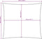 vidaXL - Zonnescherm - vierkant - 5x5 - m - oxford - stof - crèmekleurig