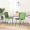 vidaXL - Eetkamerstoelen - 2 - st - fluweel - lichtgroen