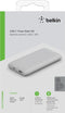 Belkin Powerbank 10.000 mAh - Snellader 18 W - Wit