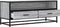 vidaXL - Tv-meubel - 100x34,5x40 - cm - bewerkt - hout - metaal - grijs - sonoma - eiken