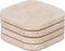 Onderzetter marmer - organisch - travertine set van 4 stuks - 10x10x1cm