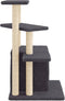 vidaXL - Kattenmeubel - met - sisal - krabpalen - 83,5 - cm - donkergrijs