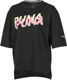 PUMA Modern Sports Fashion Tee - Dames Sportshirt - Maat XS - Puma Black