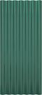vidaXL - Dakpanelen - 36 - st - 80x36 - cm - gepoedercoat - staal - groen