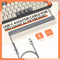 ZIYOULANG T8 Mechanical Keyboard - 60% Compact- RGB - Brown Switch - USB-C