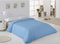 Noorse hoes Alexandra House Living Blauw Claro 180 x 220 cm