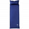 vidaXL - Kampeermatras - met - kussen - zelfopblazend - 1-persoons - marineblauw