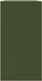 vidaXL - Dressoir - 99x39x73 - cm - staal - olijfgroen
