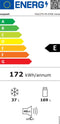Exquisit KGC270-45-040E - Koelkast met vriezer - 206 l - Wit