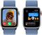 Apple Watch SE (2023) - Smartwatch - GPS + Cellular - 40mm - Geweven sportbandje Zilver (Blauw)