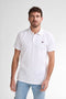 Petrol Industries - Heren Klassieke Polo Dolphin - Wit - Maat M