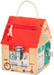 Lilliputiens Grendelhuis - Houten Speelgoed Huis Met 6 Sloten - 15 x 15 x 20 Cm
