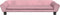 vidaXL Kinderbank 100x50x26 cm fluweel roze