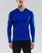Craft Progress Baselayer Shirt - Lange Mouw - Zacht en ventilerend - Royal (XS)