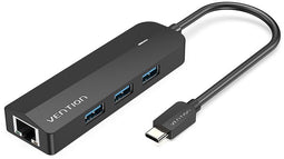 Vention TGPBB - USB Hub - 5 Poorten - Zwart