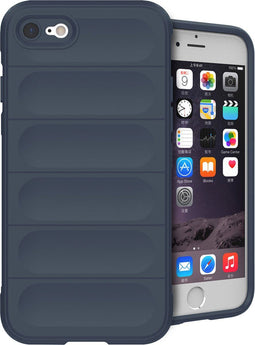 imoshion Hoesje - Geschikt voor iPhone SE (2022) / SE (2020) / 8 / 7 - EasyGrip Backcover - Donkerblauw