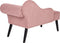 BIARRITZ - Chaise longue - Roze - Rechtszijdig - Polyester