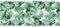 vidaXL - Stoelkussens - 4 - st - hoge - rug - bladpatroon - oxford - stof