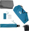 vidaXL - Windscherm - camping - waterdicht - 340x130 - cm - blauw