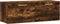 vidaXL - Wandkast - 100x36,5x35 - cm - bewerkt - hout - gerookt - eikenkleurig