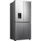 Hisense FMN470W20E - Amerikaanse Koelkast - 482L - Total No Frost - RVS