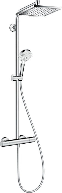 Hansgrohe Crometta E - Showerpipe - EcoSmart 9 l/min - 240mm - Chroom