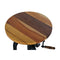Bijzettafel DKD Home Decor Zwart Natuurlijk Hout Metaal 45 x 45 x 42 cm