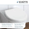 SCHÜTTE WC-Bril 82300 WHITE - Duroplast - Soft Close - Afklikbaar - RVS-Scharnieren - Belastbaar tot 175 kg - Gelakt - Wit