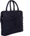 DSTRCT Wall Street - Leren Laptoptas - 15,4 inch - Zwart