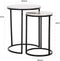 Richmond Interiors Bijzettafel Lexington set van 2 (White)