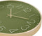 Tyme Wandklok - 40 cm - Modern - Stil Uurwerk - Groen Goud