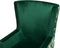 Beliani ONEIDA - Fauteuil - Groen - Fluweel