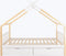 Hypnia - Peuterbed - Kinderbed - Huisbed Odyssee - Kinderbedden 90 x 200 - Lattenbodem - Bedbodem - 2 Opberglades - Zonder Bedhek - Eenvoudige Montage - Goed Verstevigd - Tijdloze Bedbodem - Geschikt Voor Ieder Matras