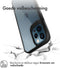 iMoshion Hoesje Geschikt voor iPhone 12 Pro / 12 Hoesje - iMoshion Rugged Hybrid Case - Zwart / Transparant