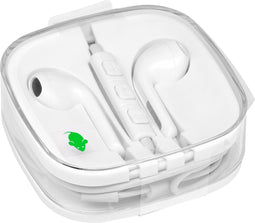 Greenmouse 3,5mm Headset - In-ear - Passieve noise-cancelling - Wit