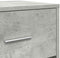 vidaXL - Nachtkastjes - 2 - st - met - lade - 40x34x50 - cm - betongrijs