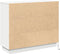 vidaXL - Dressoir - LED - Bewerkt hout - Wit - 90 x 32 x 75 cm